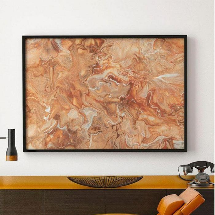 Ginger Malt Abstract Painting  |   Wall Art & Paintings Wall Art & Paintings Orange