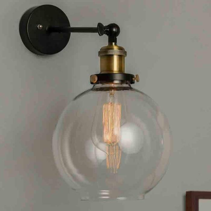 Globe Glass  |   Wall Lamps Lamps & Lighting Transparent