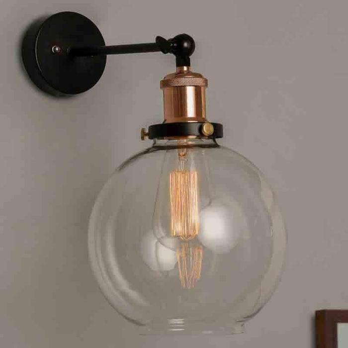 Globe Glass  |   Wall Lamps Lamps & Lighting Transparent