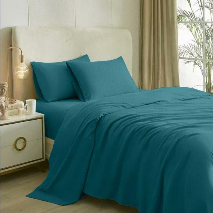 Glossy Touch Solid Bedsheet  |   Solid Bedsheets Bedsheets Green