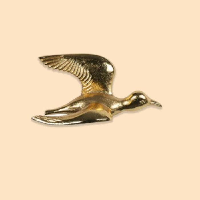 Gold Birdie In Sky Wall Decor  |   Wall Accents Wall Accents Wall Accents