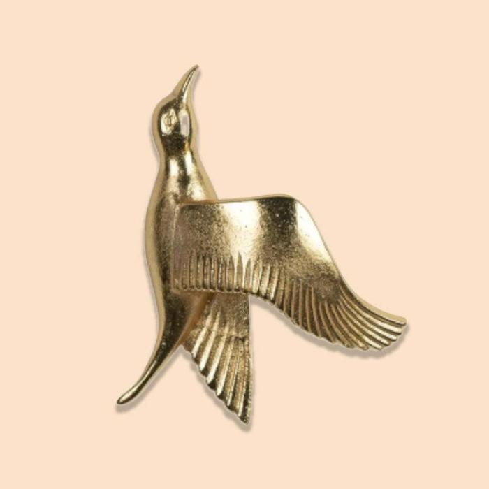 Gold Birdie Wall Decor  |   Wall Accents Wall Accents Wall Accents