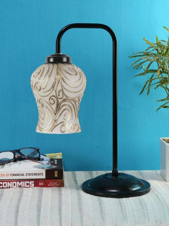 Gold Embossed Arch Table Lamp  |   Table Lamps Lamps & Lighting Gold