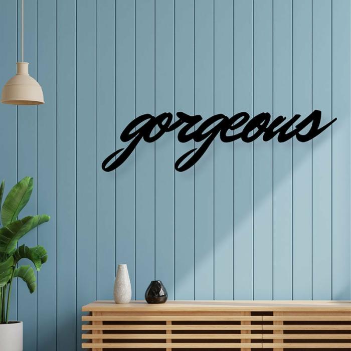 Gorgeous Typography Wall Art  |   Wall Accents Wall Accents Black