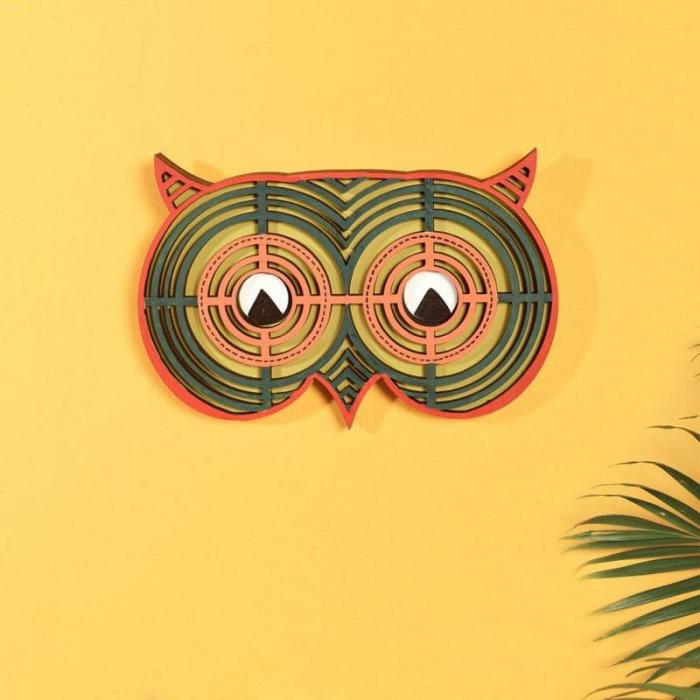 Goroda Hoot Wall Accent  |   Wall Accents Wall Accents Multicolor