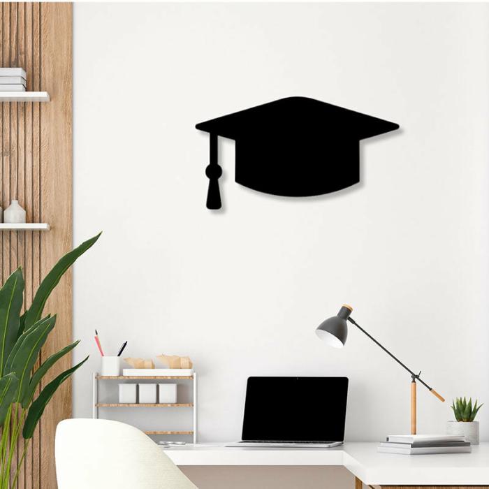 Graduation Cap Wall Art  |   Wall Accents Wall Accents Black