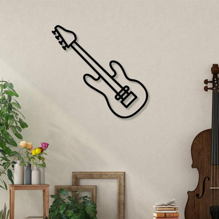 Guitar Wall Art  |   Wall Accents Wall Accents Black