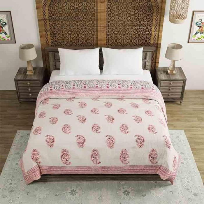 Gulabo Printed Razai  |   Dohars, Razai & Blankets Bedding Dohars, Razai & Blankets