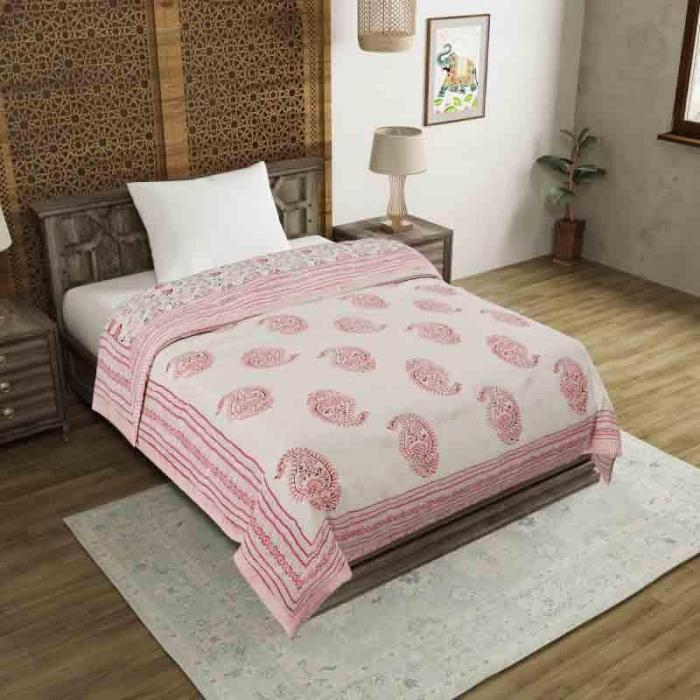 Gulabo Printed Razai  |   Dohars, Razai & Blankets Bedding Dohars, Razai & Blankets