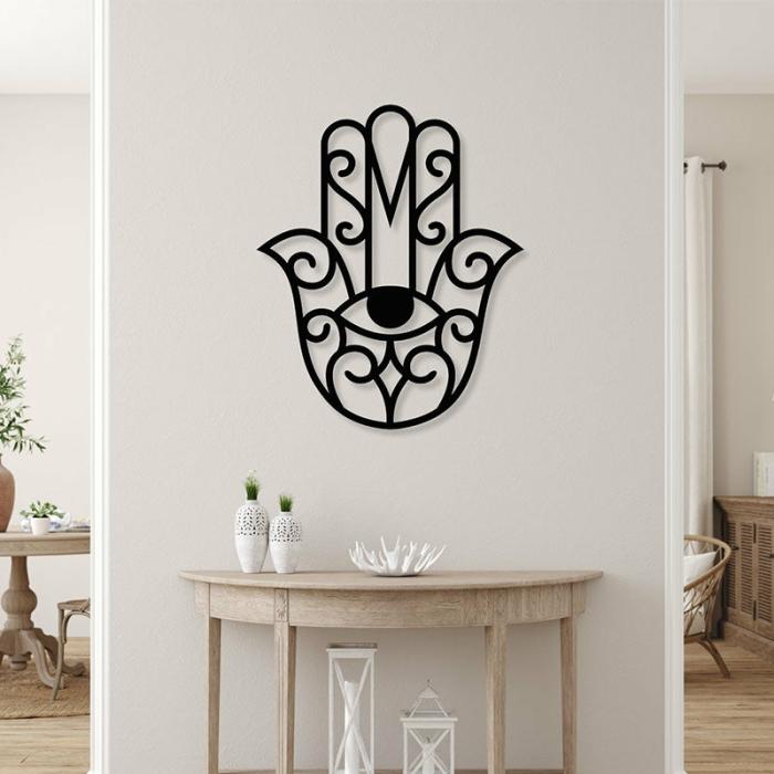 Hamsa Wall Art  |   Wall Accents Wall Accents Black