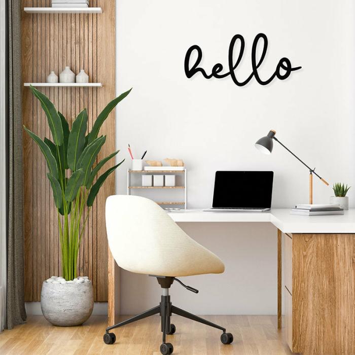 Hello Wall Art  |   Wall Accents Wall Accents Black