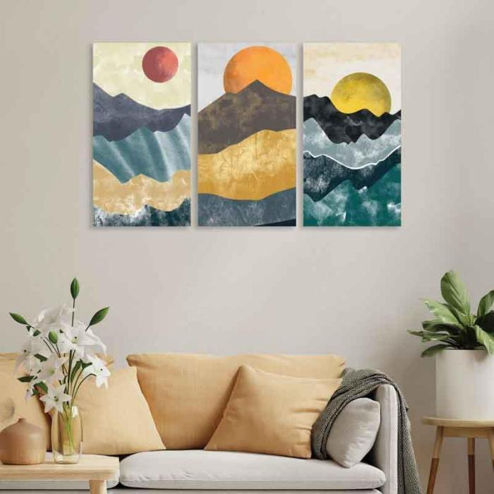 High Tides Wall Art – Set Of Three  |   Wall Art & Paintings Wall Art & Paintings Multicolor