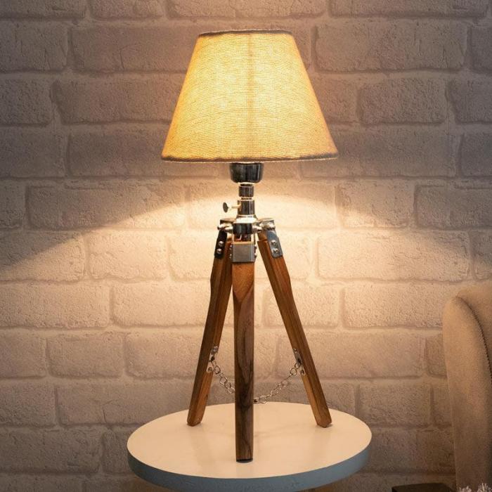 Illumitripod Table Lamp  |   Table Lamps Lamps & Lighting Beige, Brown