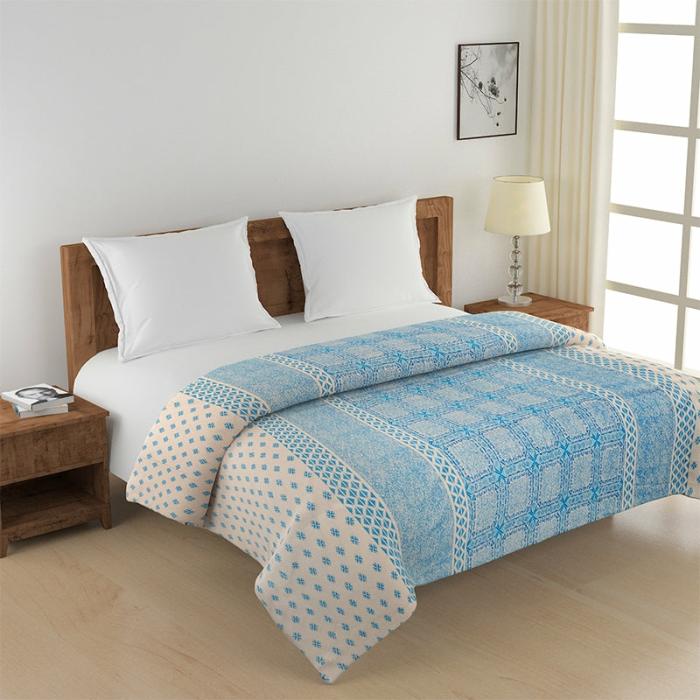 Iman Geometric Comforter  |   Comforters & Ac Quilts Bedding Blue