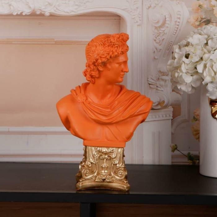 Imperial Emperor Showpiece  |   Showpieces Showpieces Orange, Gold