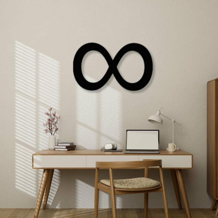 Infinity Symbol Wall Art  |   Wall Accents Wall Accents Black