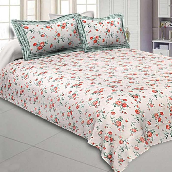 Ishanvi Floral Bedsheet  |   Floral Bedsheets Bedsheets Floral Bedsheets