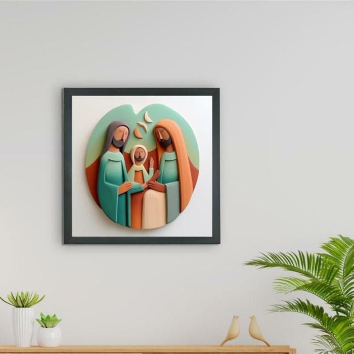 Jesus Jewel Wall Art  |   Wall Art & Paintings Wall Art & Paintings Multicolor