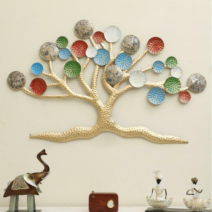 Jettie Tree Wall Accent  |   Wall Accents Wall Accents Multicolor