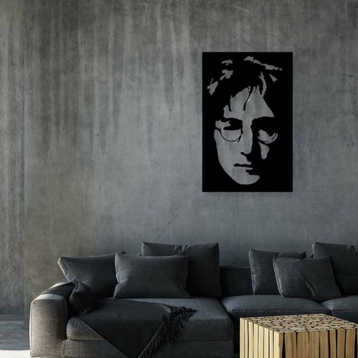 John Lenon Wall Art  |   Wall Accents Wall Accents Black