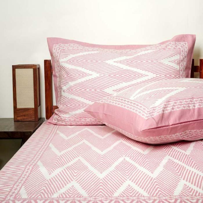 Jorie Geometric Printed Bedsheet  |   Geometric Bedsheets Bedsheets Geometric Bedsheets