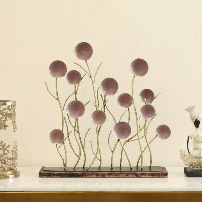 Jungle Bloom Showpiece  |   Showpieces Showpieces Gold, Brown