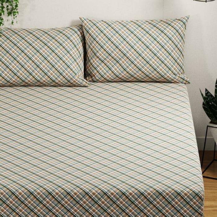 Karime Grided Bedsheet  |   Geometric Bedsheets Bedsheets Geometric Bedsheets