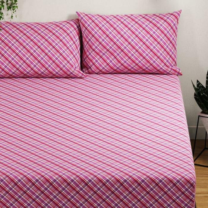 Karime Grided Bedsheet  |   Geometric Bedsheets Bedsheets Geometric Bedsheets