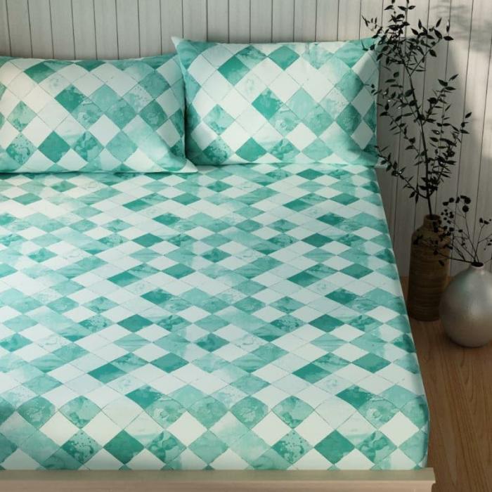 Kathia Geometric Bedsheet  |   Geometric Bedsheets Bedsheets Geometric Bedsheets