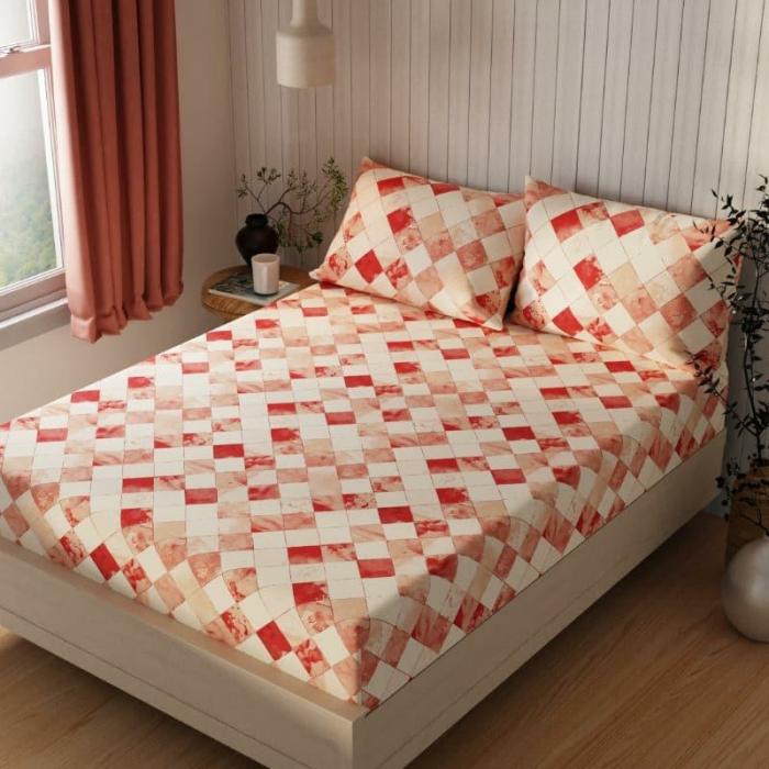 Kathia Geometric Bedsheet  |   Geometric Bedsheets Bedsheets Geometric Bedsheets