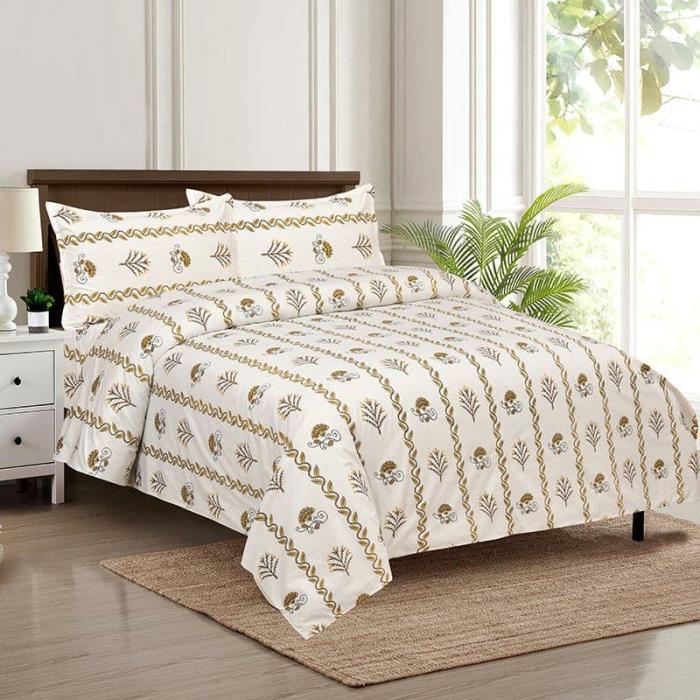 Krittika Ethnic Bedsheet  |   Floral Bedsheets Bedsheets Floral Bedsheets