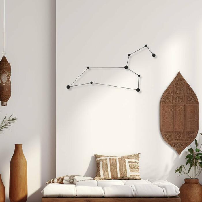 Leo Constellation Wall Art  |   Wall Accents Wall Accents Black