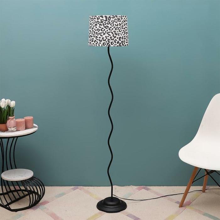 Leopard Hide Wavo Floor Lamp  |   Floor Lamps Floor Lamps Floor Lamps