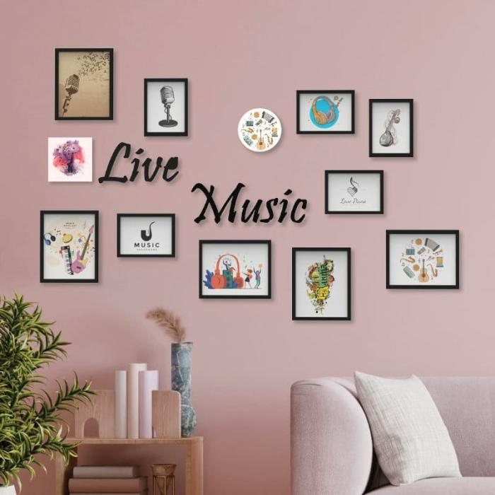 Life Symphony Photo Frame – Set Of Ten  |   Photo-Frames Photo-Frames Black