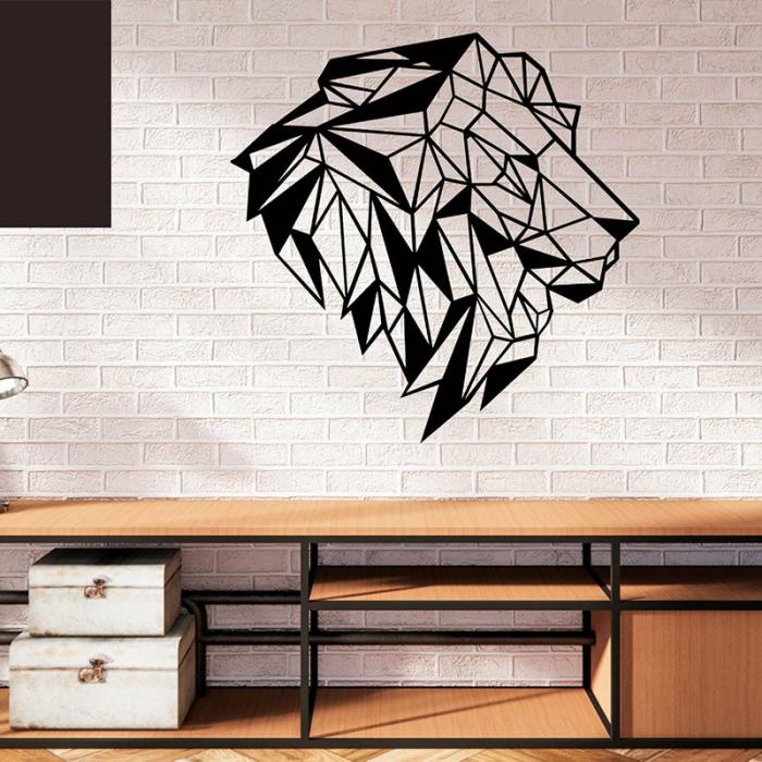 Lion Wall Art  |   Wall Accents Wall Accents Black