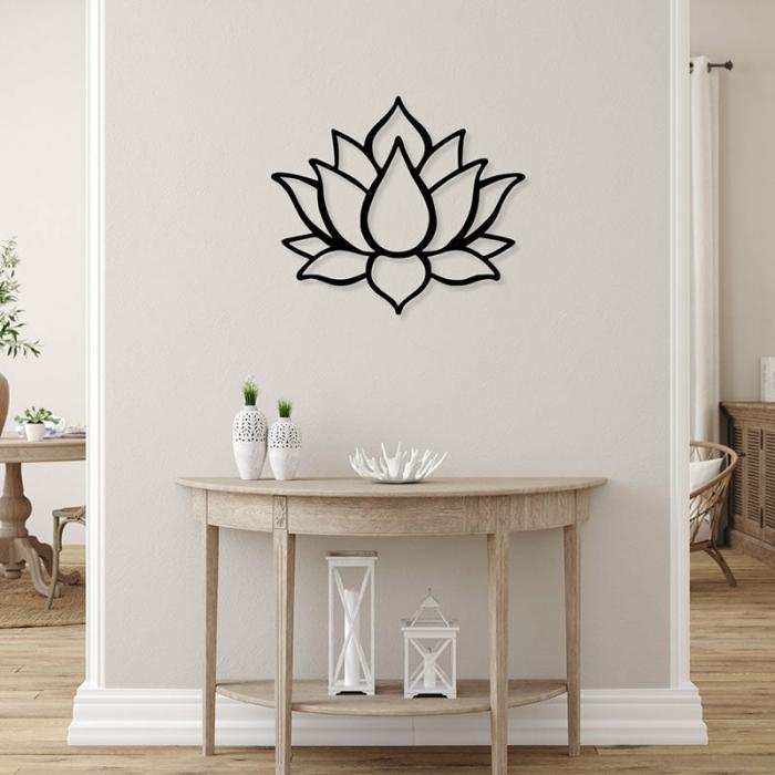 Lotus Wall Art  |   Wall Accents Wall Accents Black