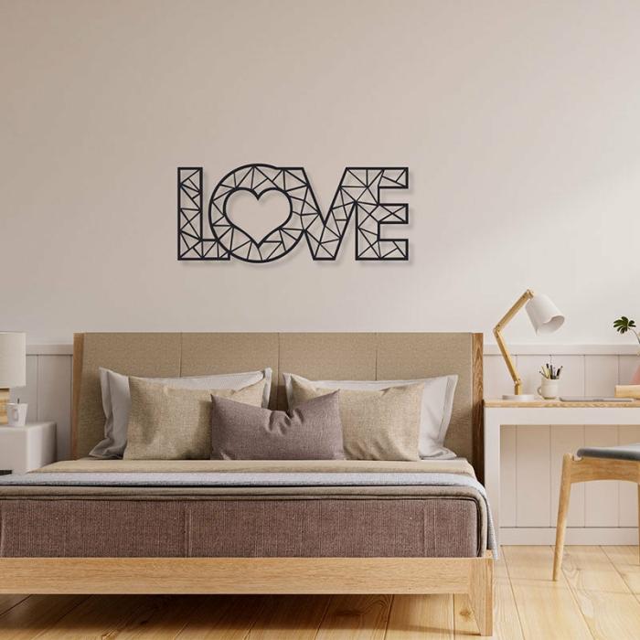 Love Fill Wall Art  |   Wall Accents Wall Accents Black