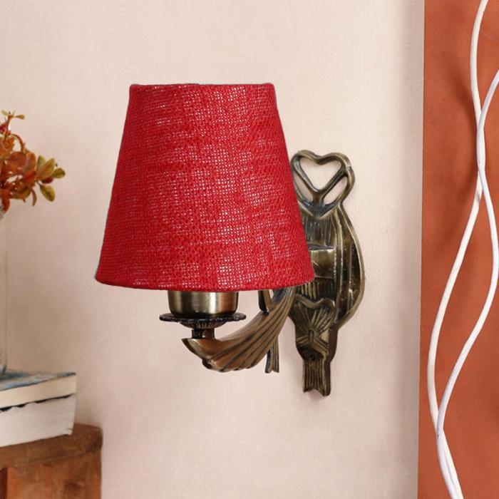 Love Gleam Atva Conical Wall Lamp  |   Wall Lamps Lamps & Lighting Red