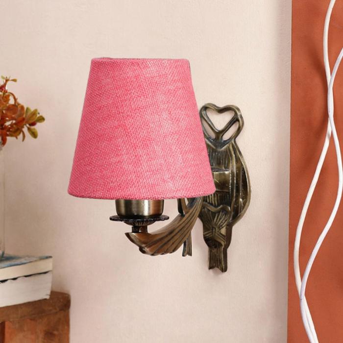 Love Gleam Atva Conical Wall Lamp  |   Wall Lamps Lamps & Lighting Pink