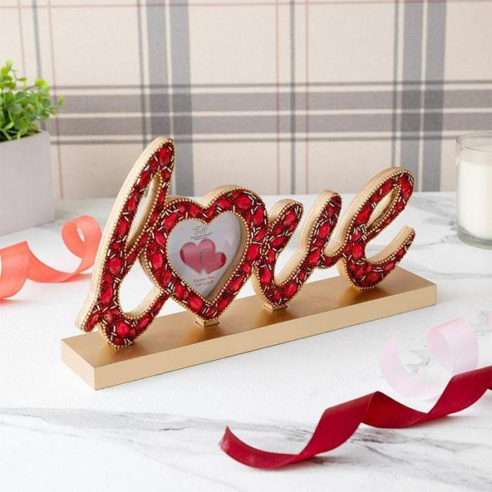 Love Lyric Jeweled Photo Frame  |   Photo-Frames Photo-Frames Photo-Frames