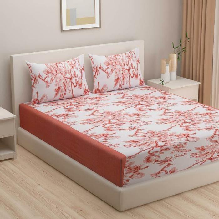 Madhu Floral Bedsheet  |   Floral Bedsheets Bedsheets Floral Bedsheets