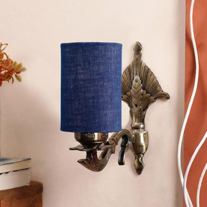 Magda Masique Cylindrical Wall Lamp  |   Wall Lamps Lamps & Lighting Blue