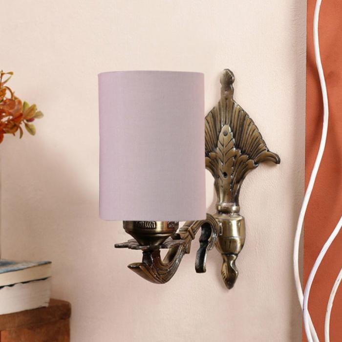 Magda Masique Cylindrical Wall Lamp  |   Wall Lamps Lamps & Lighting Grey