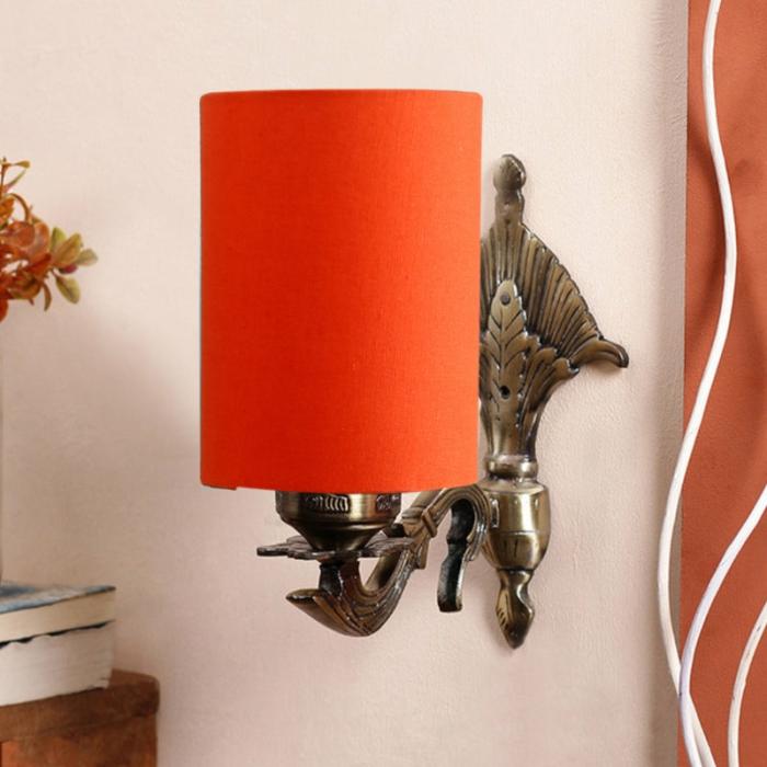 Magda Masique Cylindrical Wall Lamp  |   Wall Lamps Lamps & Lighting Orange