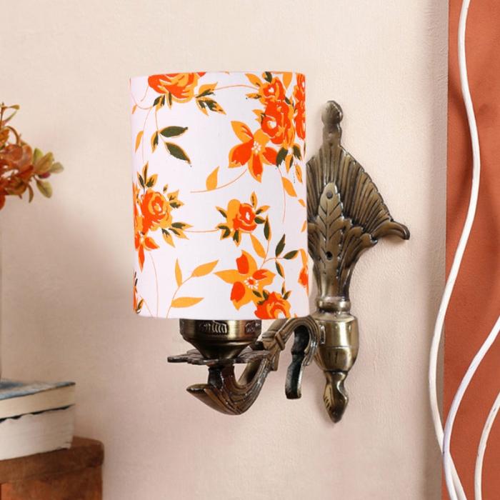 Magda Masique Ibis Flora Cylindrical Wall Lamp  |   Wall Lamps Lamps & Lighting Wall Lamps