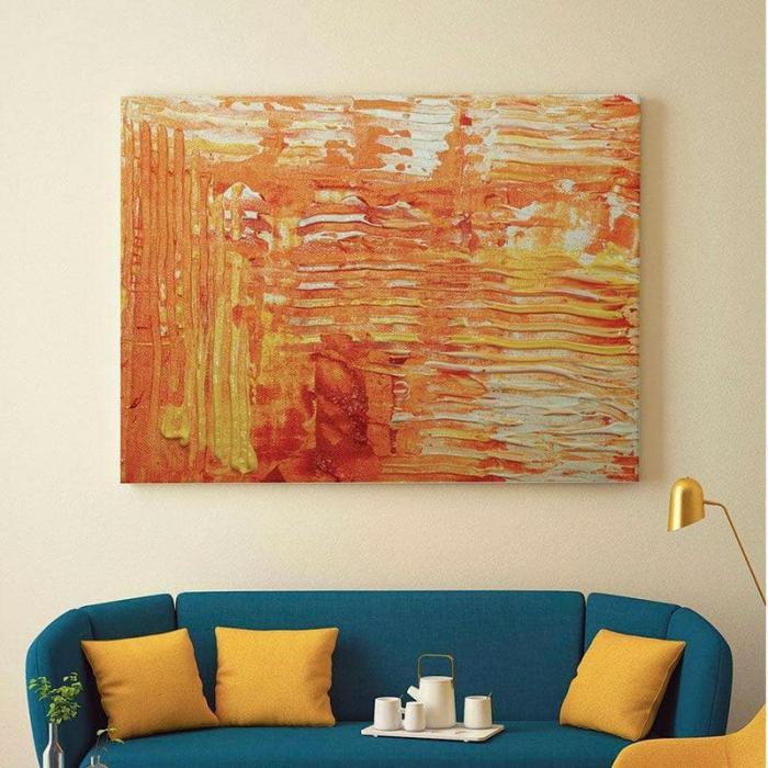 Marigold Abstract Painting  |   Wall Art & Paintings Wall Art & Paintings Orange