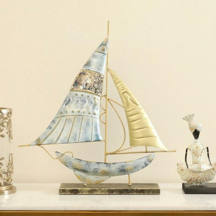 Master Of Sea Showpiece  |   Showpieces Showpieces Gold, Blue