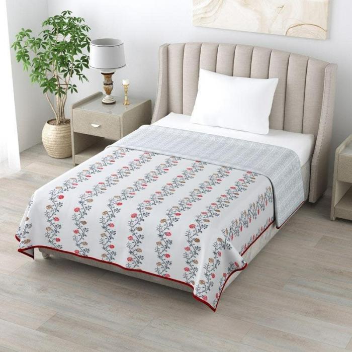 Mayura Printed Dohar – Set Of Two  |   Dohars, Razai & Blankets Bedding Dohars, Razai & Blankets