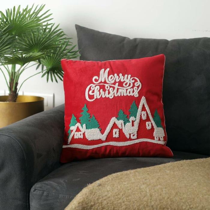 Merry Winterland Cushion Cover  |   Printed Cushions Cushion Covers Printed Cushions