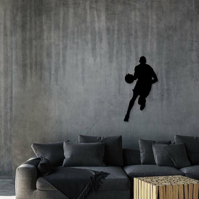 Michael Jordan Basketball Wall Art  |   Wall Accents Wall Accents Black